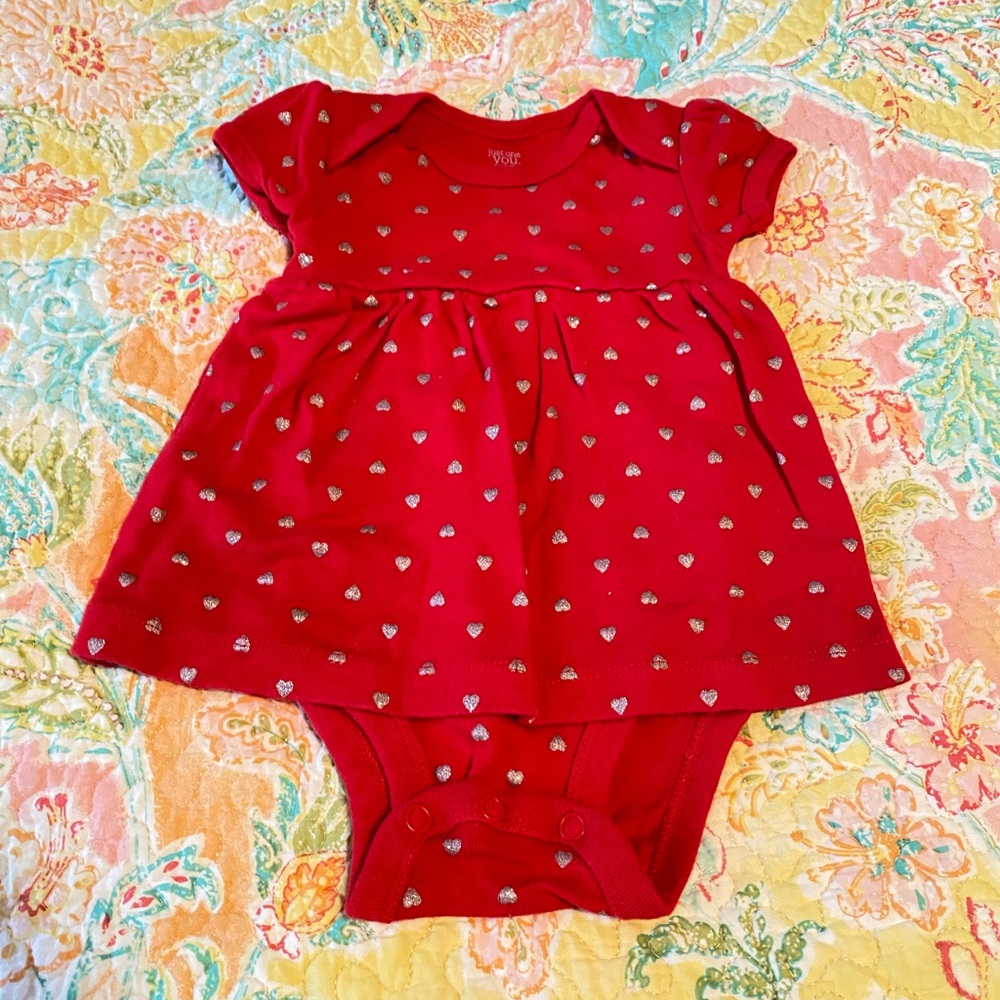 Red and sliver hearts